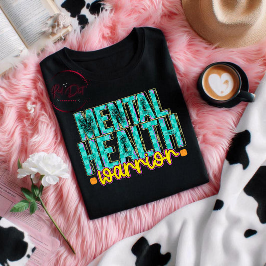 Mental Health Warrior T-Shirt | Trendy Mental Health Shirt | Fast Shipping | Super Soft Shirts for Men/Women/Kid's