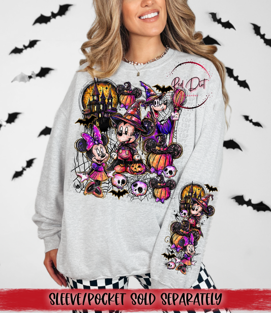 Halloween Mouse DTF Transfer | Trendy Halloween DTF Transfer | High Quality Image Transfers | Ready to Press | Instant Peel
