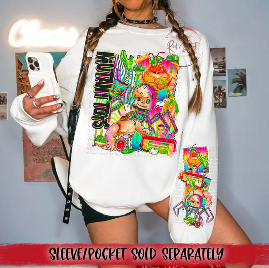 Mutant Toys DTF Transfer | Trendy Throwback Movie DTF Transfer | High Quality Image Transfers | Ready to Press | Instant Peel