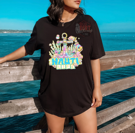 Nauti Life DTF Transfer | Trendy Summer DTF Transfer | High Quality Image Transfers | Ready to Press | Fast Shipping