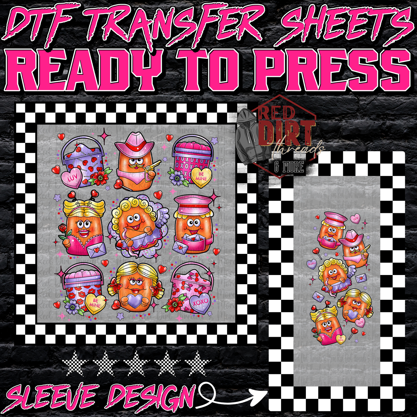 Valentine Nuggies DTF Transfer | Trendy Valentine's Day DTF Transfer | Ready to Press | High Quality DTF Transfers | Fast Shipping