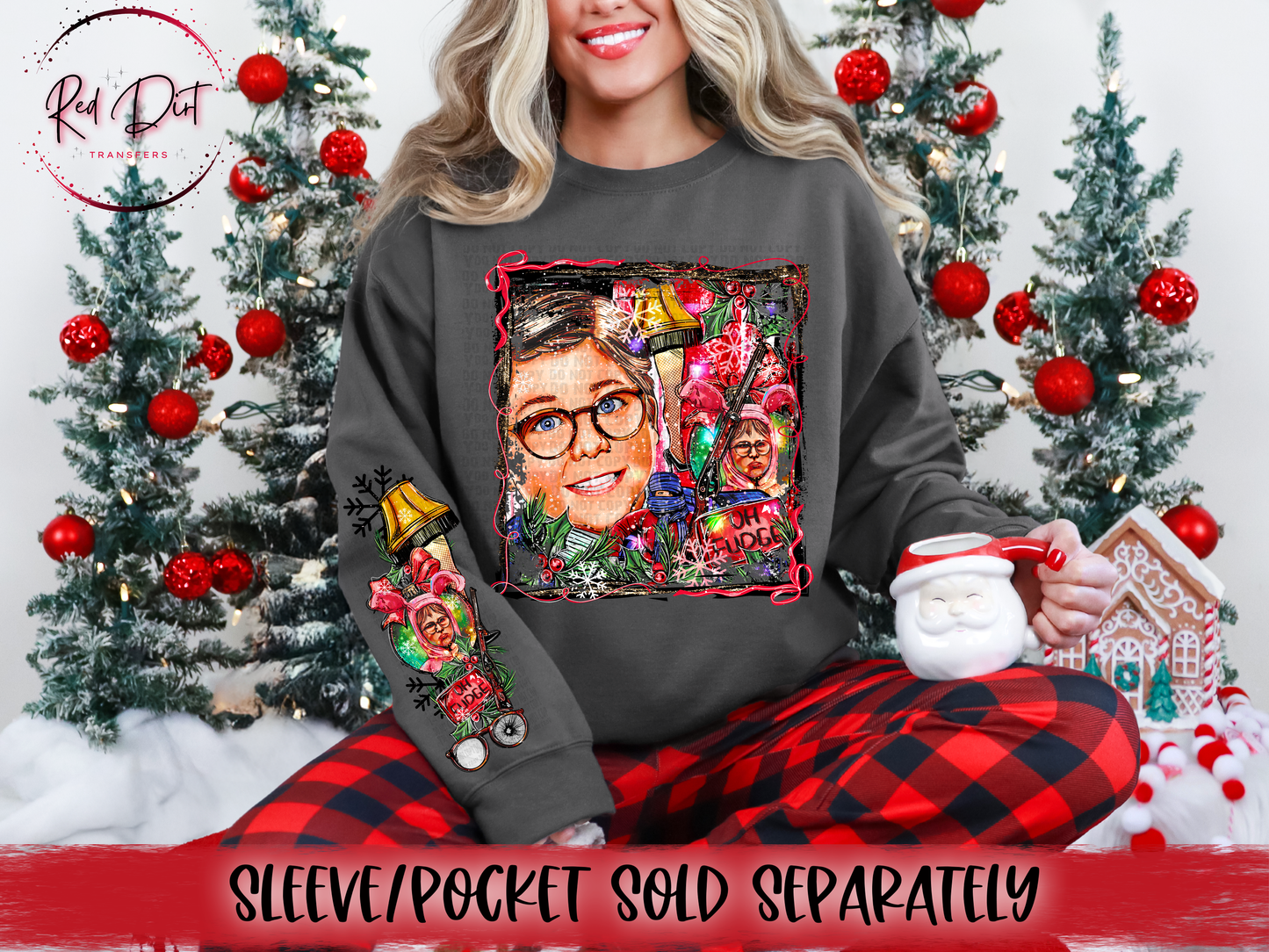 Oh Fudge DTF Transfer | Trendy Christmas DTF Transfer | High Quality Image Transfers | Ready to Press | Instant Peel