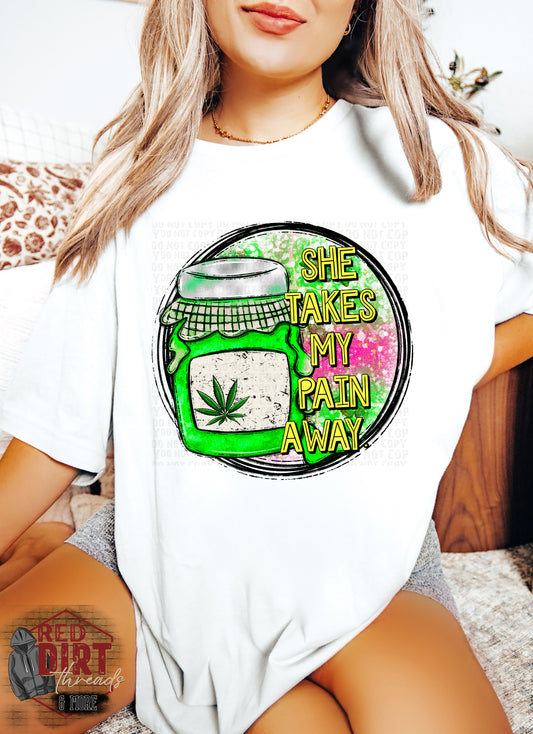 She Takes My Pain Away DTF Transfer |Trendy MJ Lovers DTF Transfer | Ready to Press | High Quality DTF Transfers | Fast Shipping