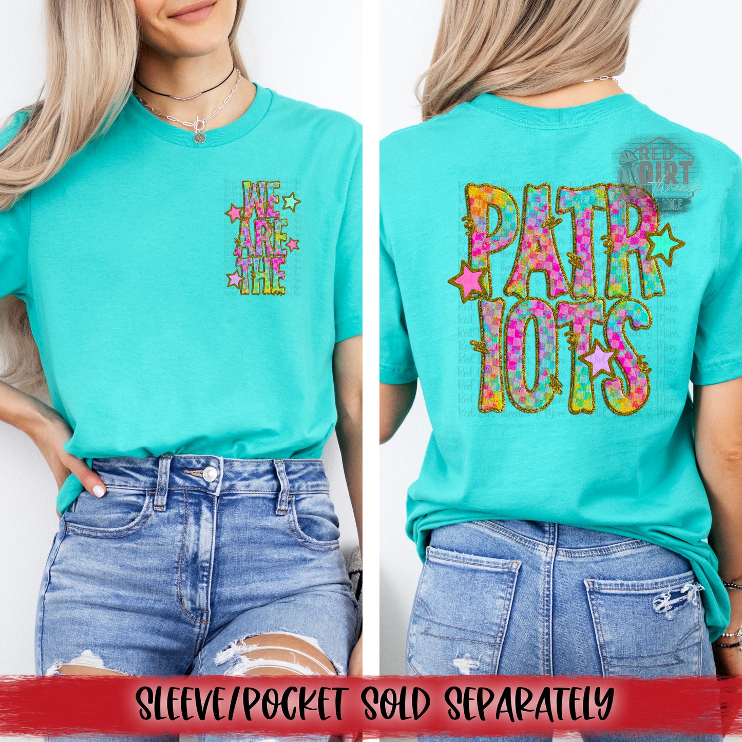 We Are The Patriots DTF Transfer | Trendy School Spirit DTF Transfer | High Quality Image Transfers | Ready to Press | Fast Shipping