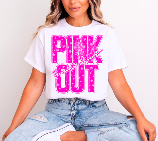 Pink Out Pirates DTF Transfer | Trendy School Spirit DTF Transfer | High Quality Image Transfers | Ready to Press | Instant Peel