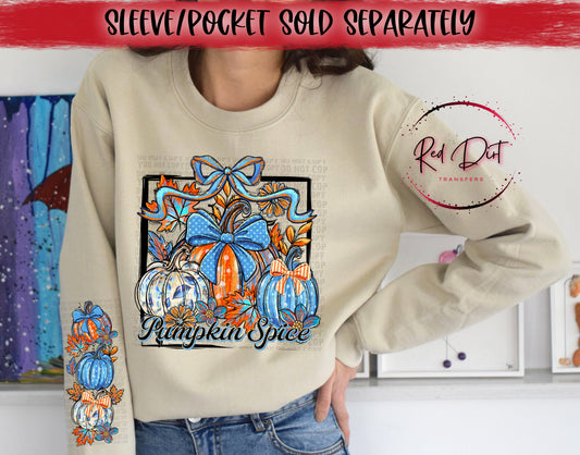 Pumpkin Spice DTF Transfer | Trendy Fall DTF Transfer | High Quality Image Transfers | Ready to Press | Instant Peel
