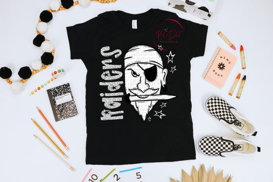 Raiders T-Shirt | Trendy School Spirit Shirt | Fast Shipping | Super Soft Shirts for Men/Women/Kid's