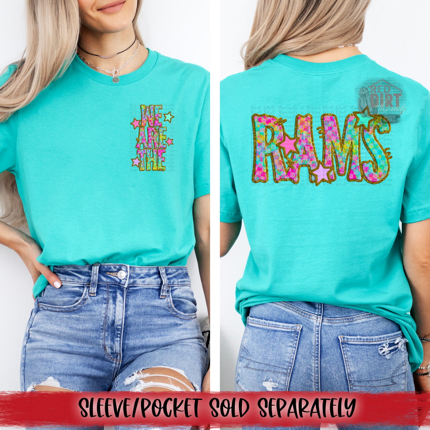 We Are The Rams DTF Transfer | Trendy School Spirit DTF Transfer | High Quality Image Transfers | Ready to Press | Fast Shipping