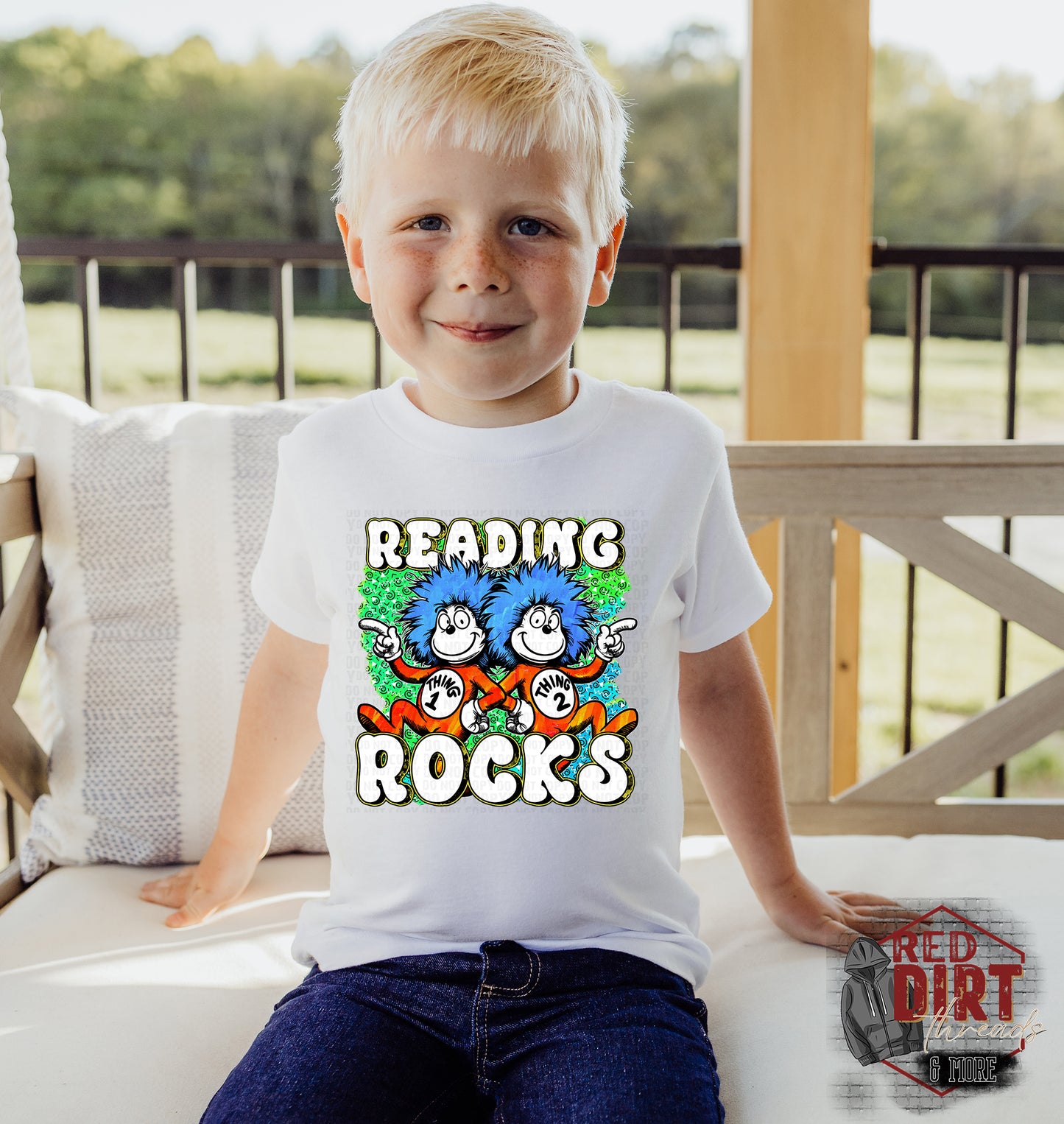 Reading Rocks DTF Transfer | Trendy School DTF Transfer | Ready to Press | High Quality DTF Transfers | Fast Shipping