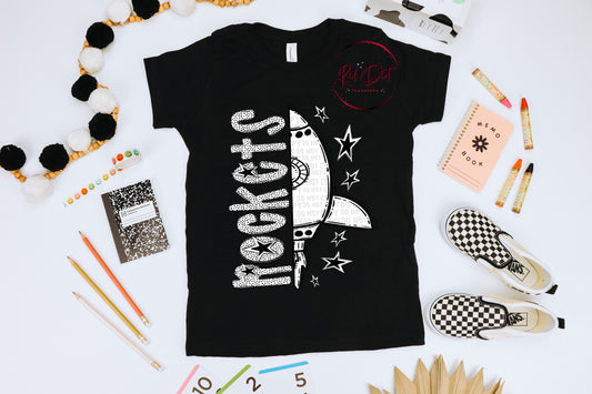 Rockets T-Shirt | Trendy School Spirit Shirt | Fast Shipping | Super Soft Shirts for Men/Women/Kid's