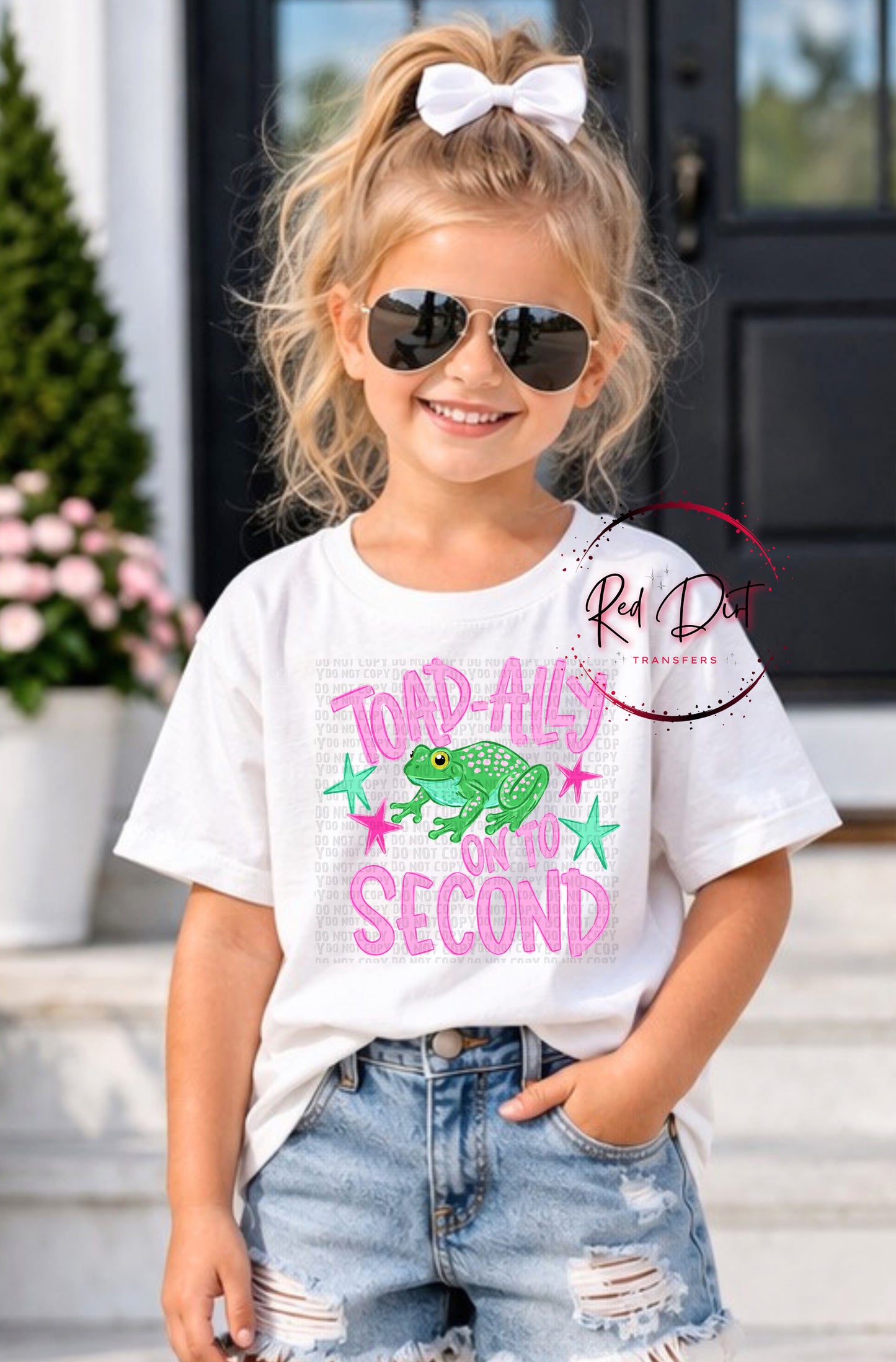 Toad-Ally On to Second DTF Transfer, Last Day of School Transfer, 2nd Grade Shirt Design, Kids School Transfer, End of Year Tee