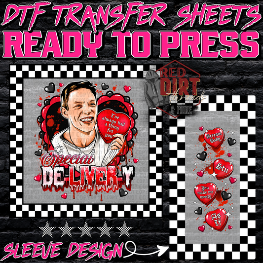 Special Delivery DTF Transfer | Trendy Valentine's Day DTF Transfer | Ready to Press | High Quality DTF Transfers | Fast Shipping