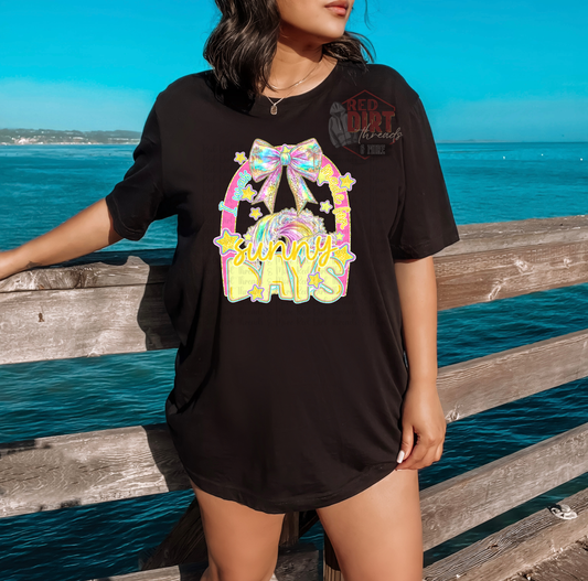 Sunny Days DTF Transfer | Trendy Summer DTF Transfer | High Quality Image Transfers | Ready to Press | Fast Shipping