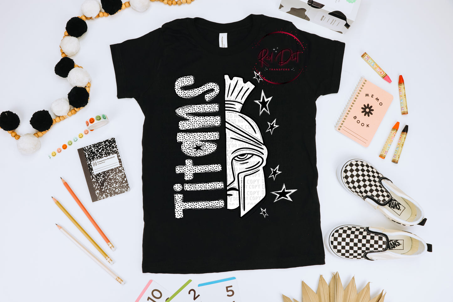 Titans DTF Transfer | Trendy School Spirit DTF Transfer | High Quality Image Transfers | Ready to Press | Instant Peel