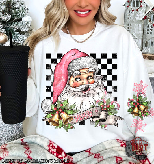 Vintage Santa DTF Transfer | Christmas DTF Transfer | Ready to Press | High Quality DTF Transfers | Fast Shipping