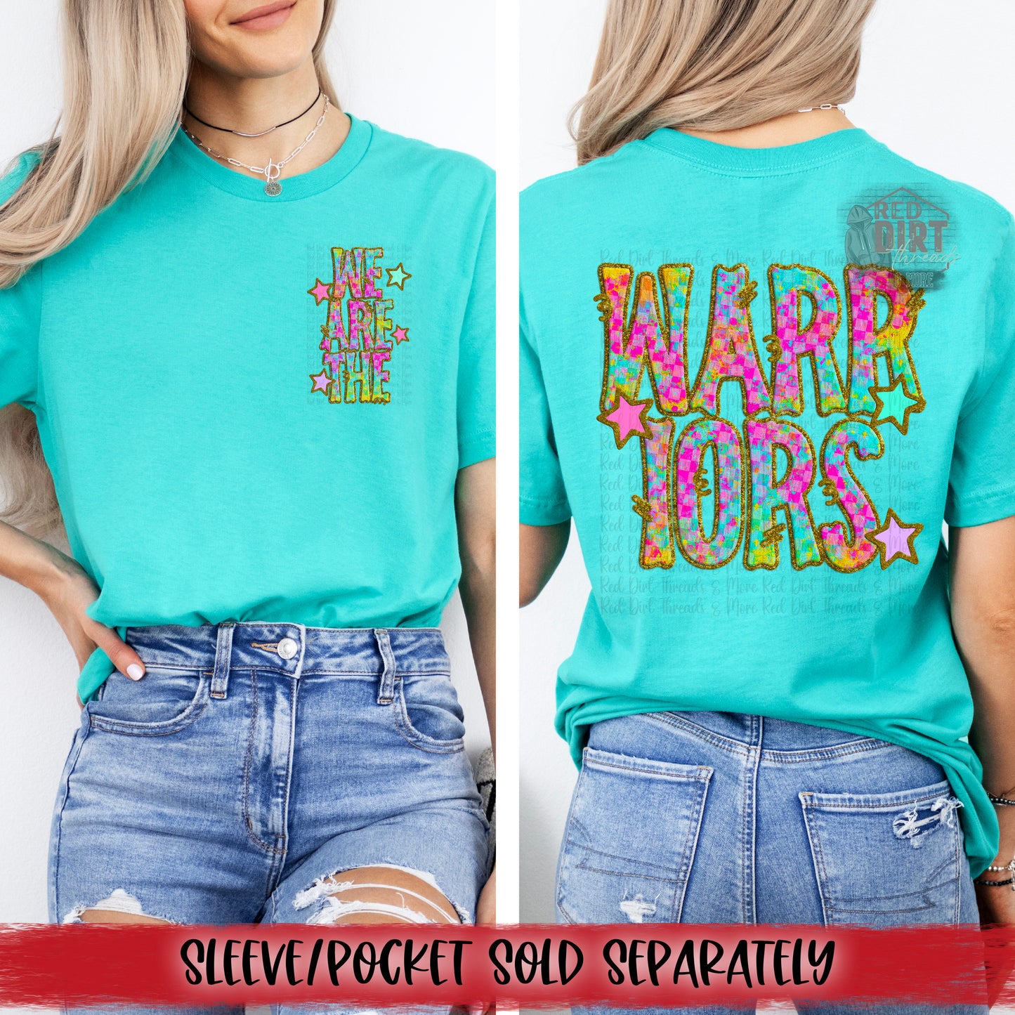 We Are The Warriors DTF Transfer | Trendy School Spirit DTF Transfer | High Quality Image Transfers | Ready to Press | Fast Shipping