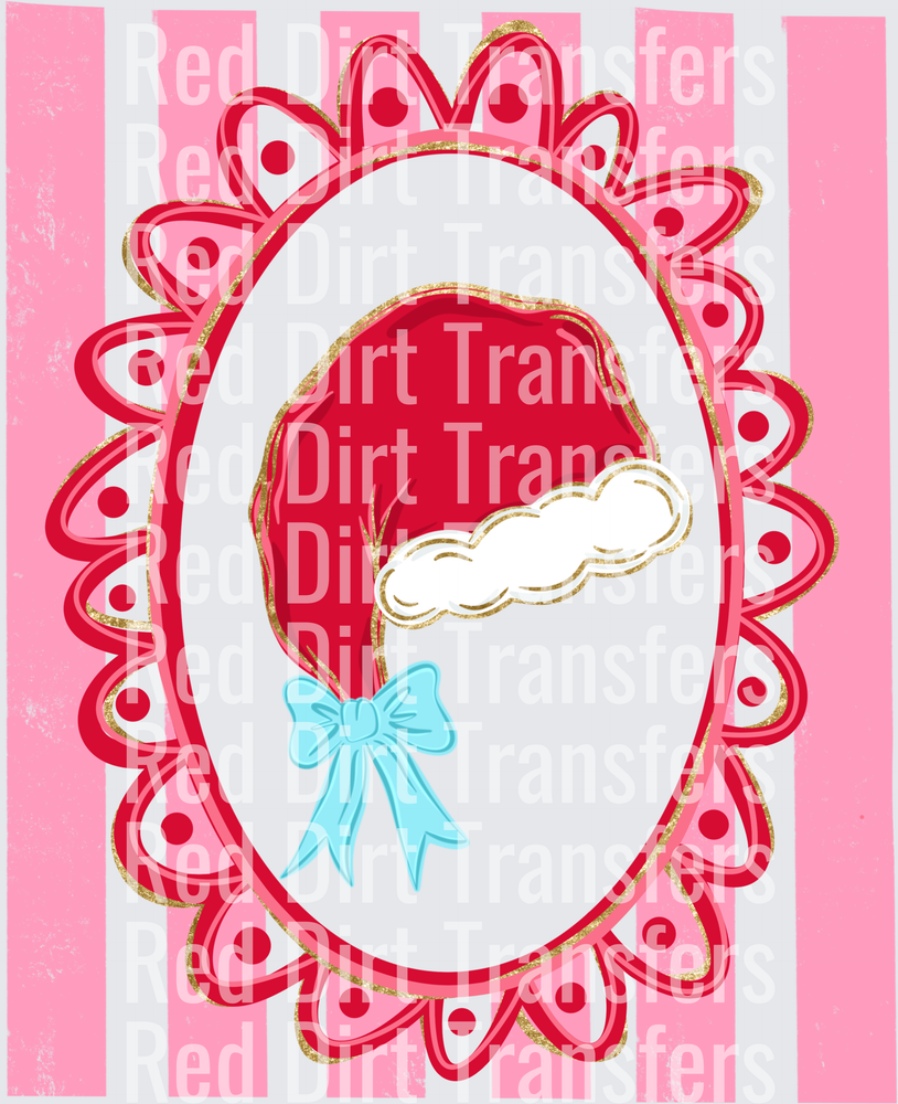 Santa Hat DTF Transfer