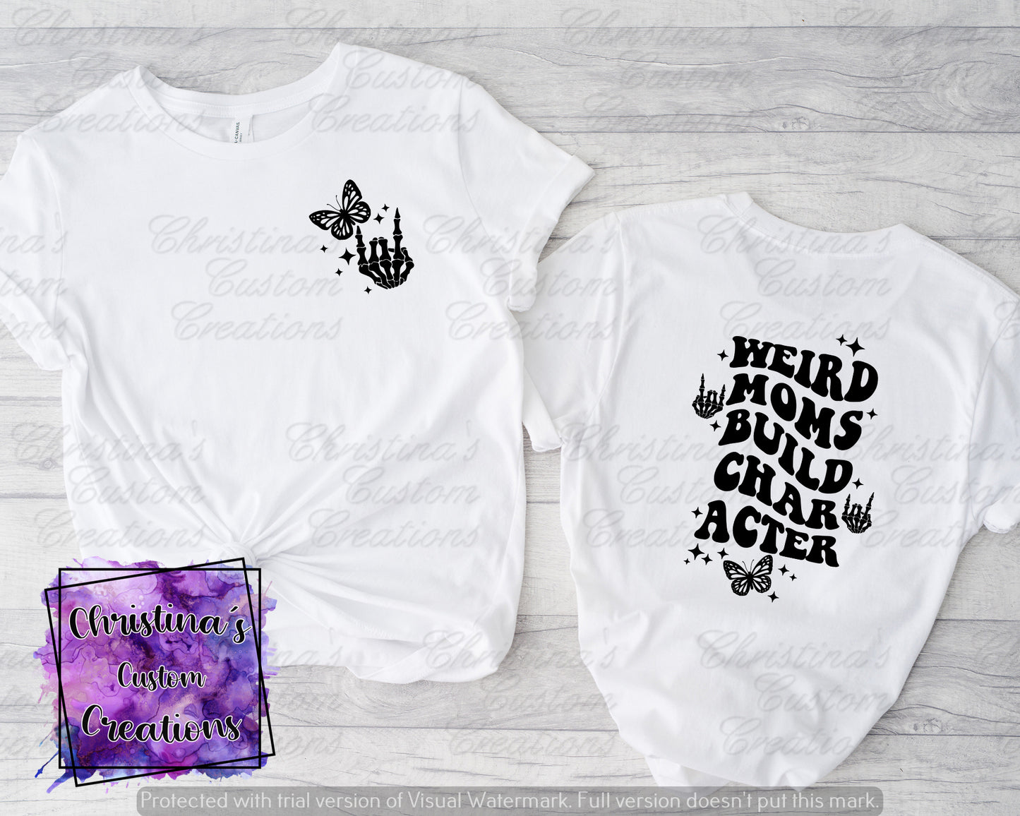 Weird Mom's Build Character T-Shirt | Retro Mama Shirt | Fast Shipping | Super Soft Shirts for Women | Gift for Mom